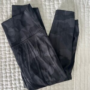Lulu lemon black camo leggings
